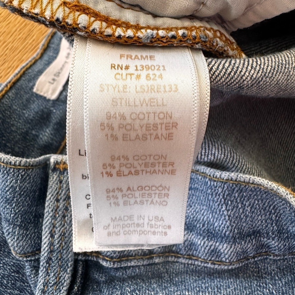 FRAME Le Skinny de Jeanne Raw Hem size 26 - Picture 8 of 10